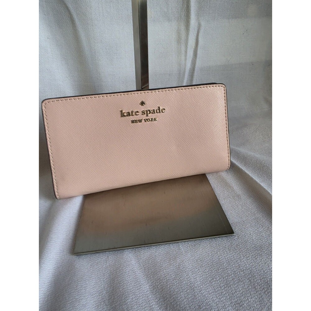 Kate Spade Madison Slim Bifold Wallet in Tutu Pink $279